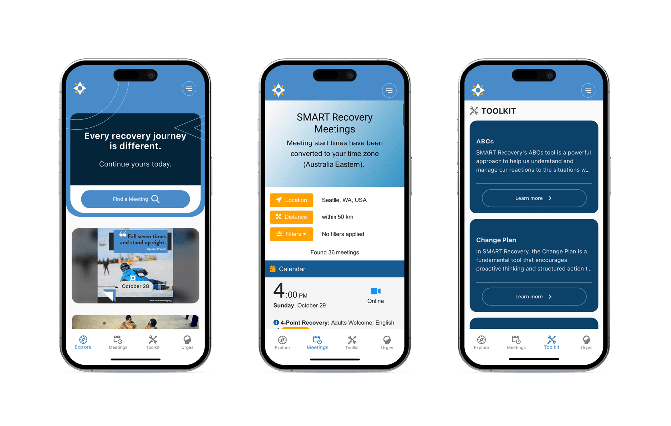 Mobile App SMART Recovery